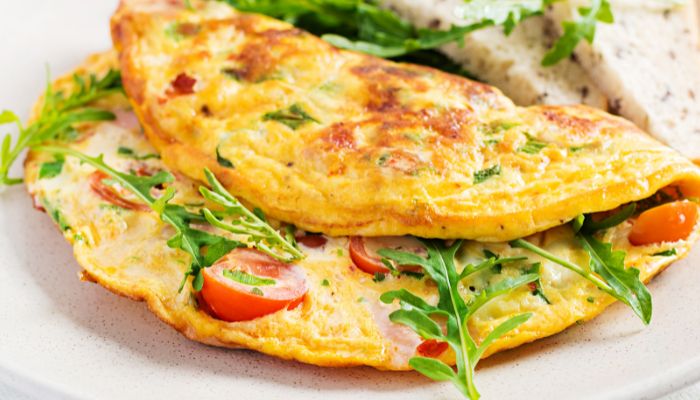 high protein omelette breakfast